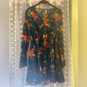 Live4Truth Blue Floral Dress